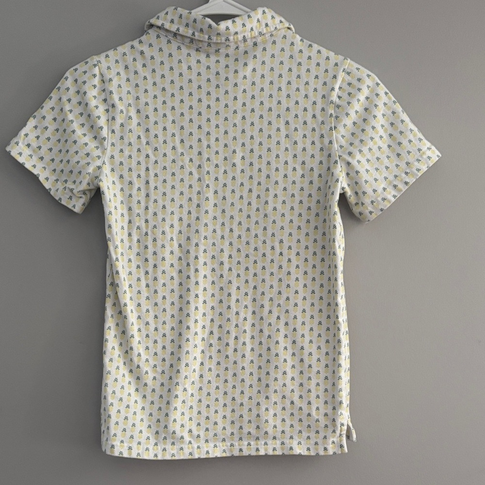 Janie and Jack Cream Polo with Yellow Accents - Picture 3 of 4